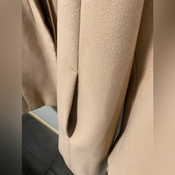Anthology Funnel Neck Single-Breasted Long Coat Camel Color with Woman size 26 - Picture 10 of 10